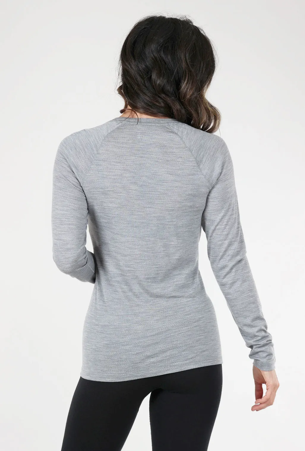Classic All-Season Merino Base Layer, Charcoal Gray