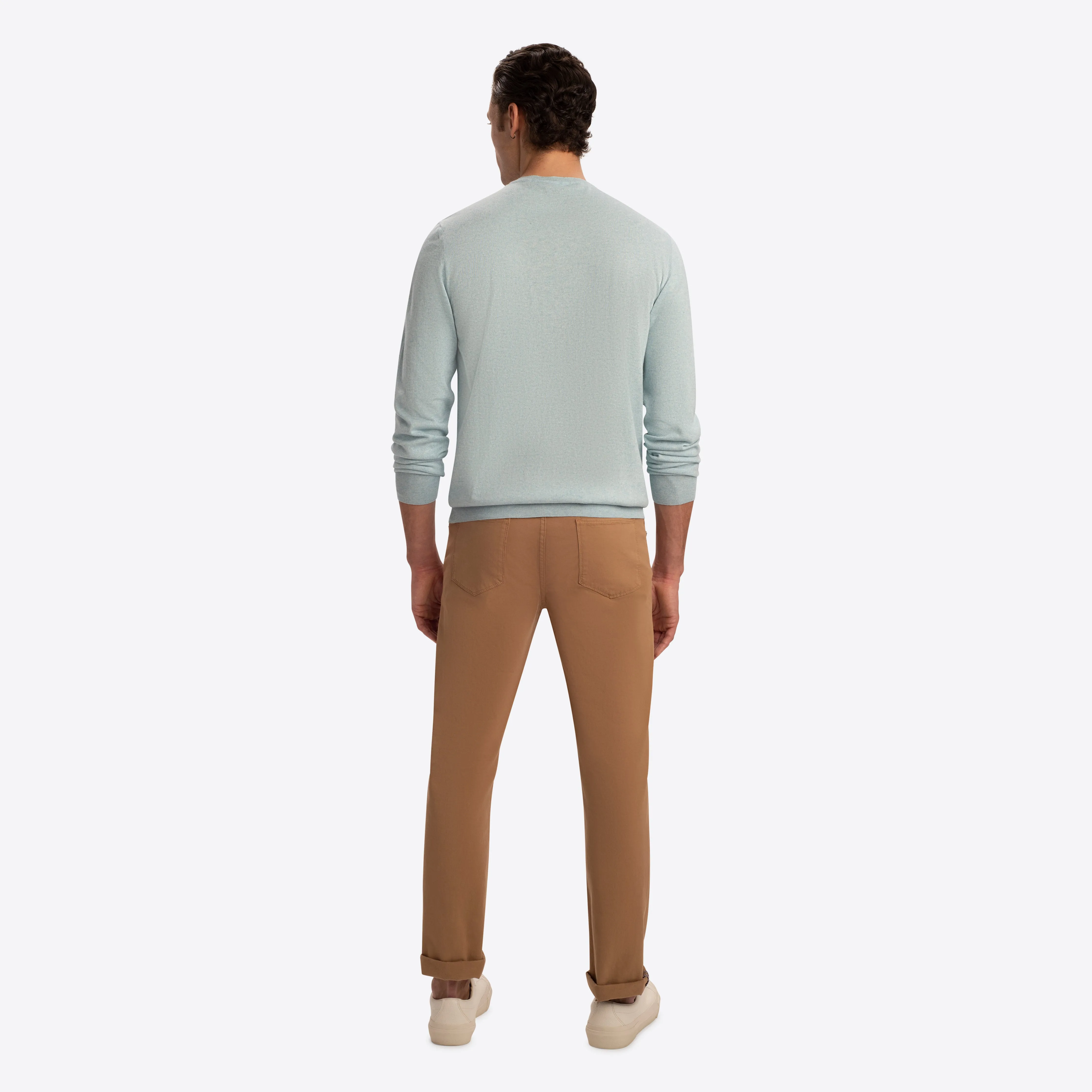 Crew Neck Melange Sweater