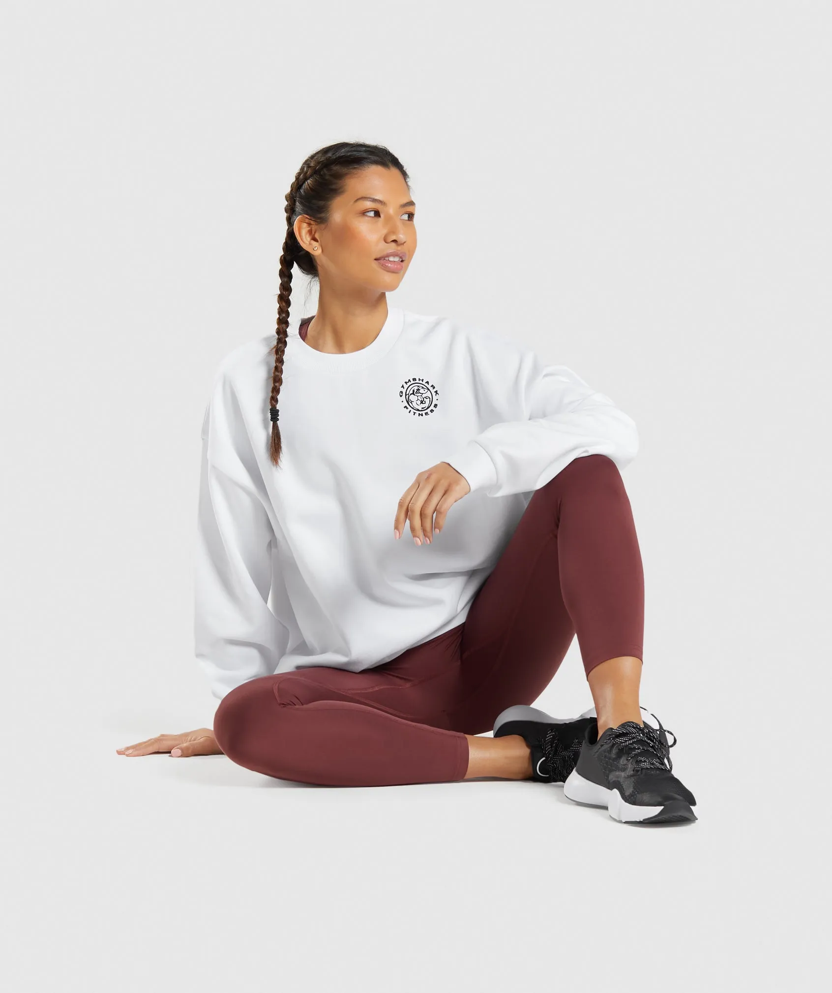 Gymshark Legacy Graphic Sweatshirt - White