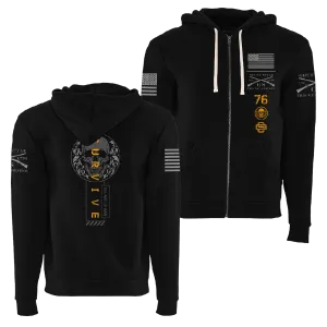 I Survive Full-Zip Hoodie - Black