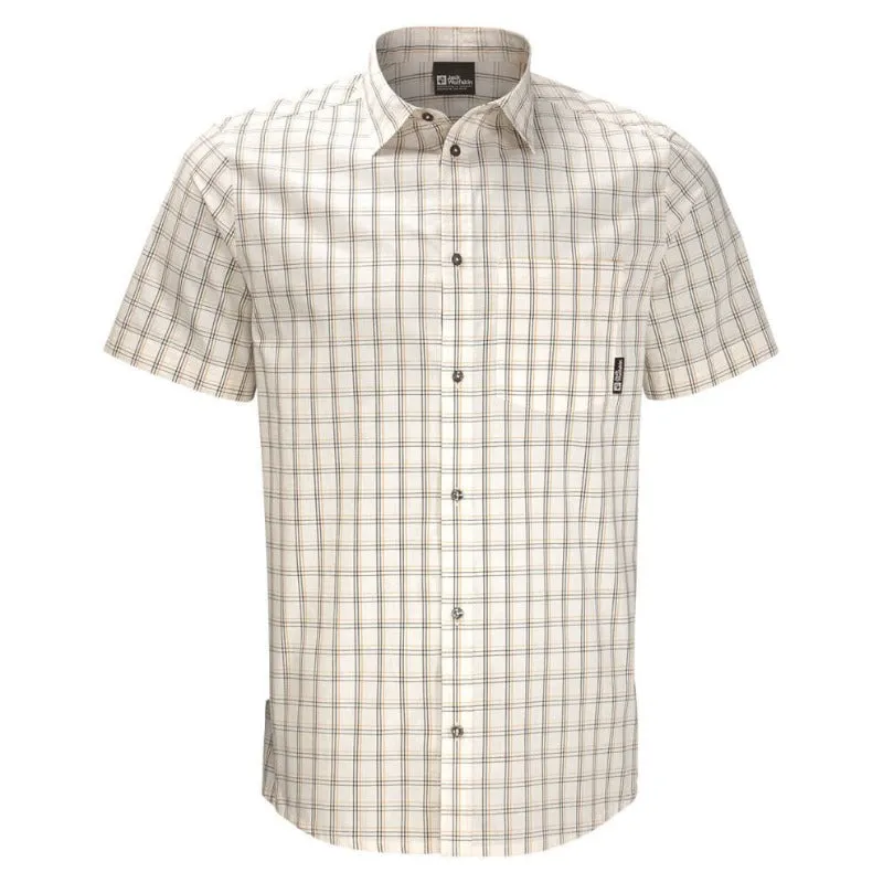 Jack Wolfskin Hot Springs Men's Shirt - Egret Cream