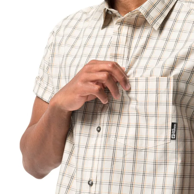 Jack Wolfskin Hot Springs Men's Shirt - Egret Cream