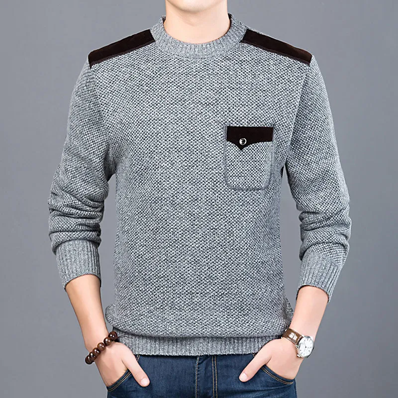 Men's Slim Fit Pullover Sweather