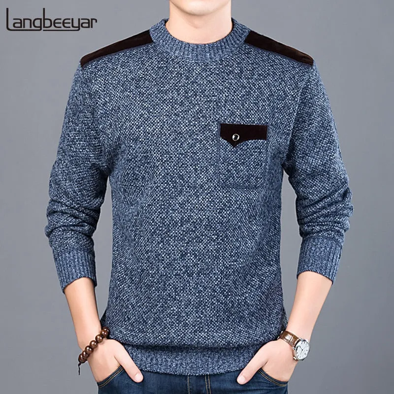 Men's Slim Fit Pullover Sweather