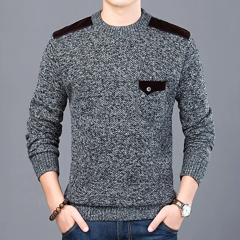 Men's Slim Fit Pullover Sweather