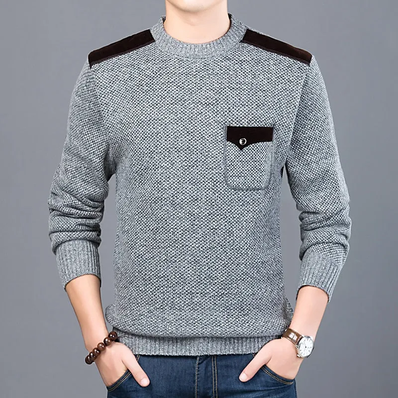 Men's Slim Fit Pullover Sweather