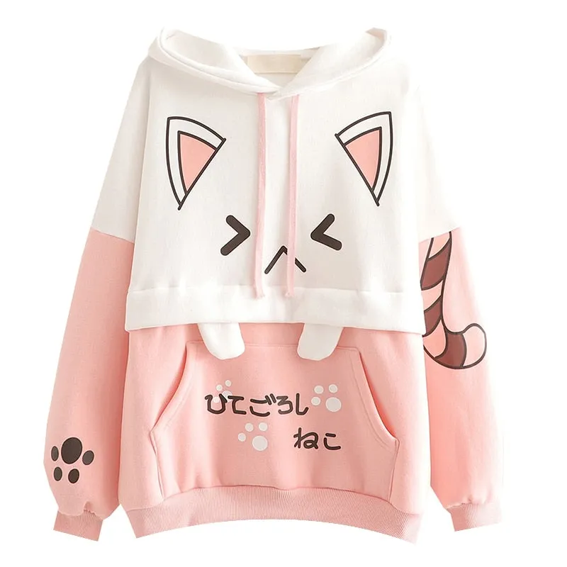 Nya Kitty Soft Kawaii Hoodie