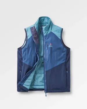 Shasta Lightweight Recycled Thermore® Insulated Vest - Rich Navy/Dark Denim/Arctic