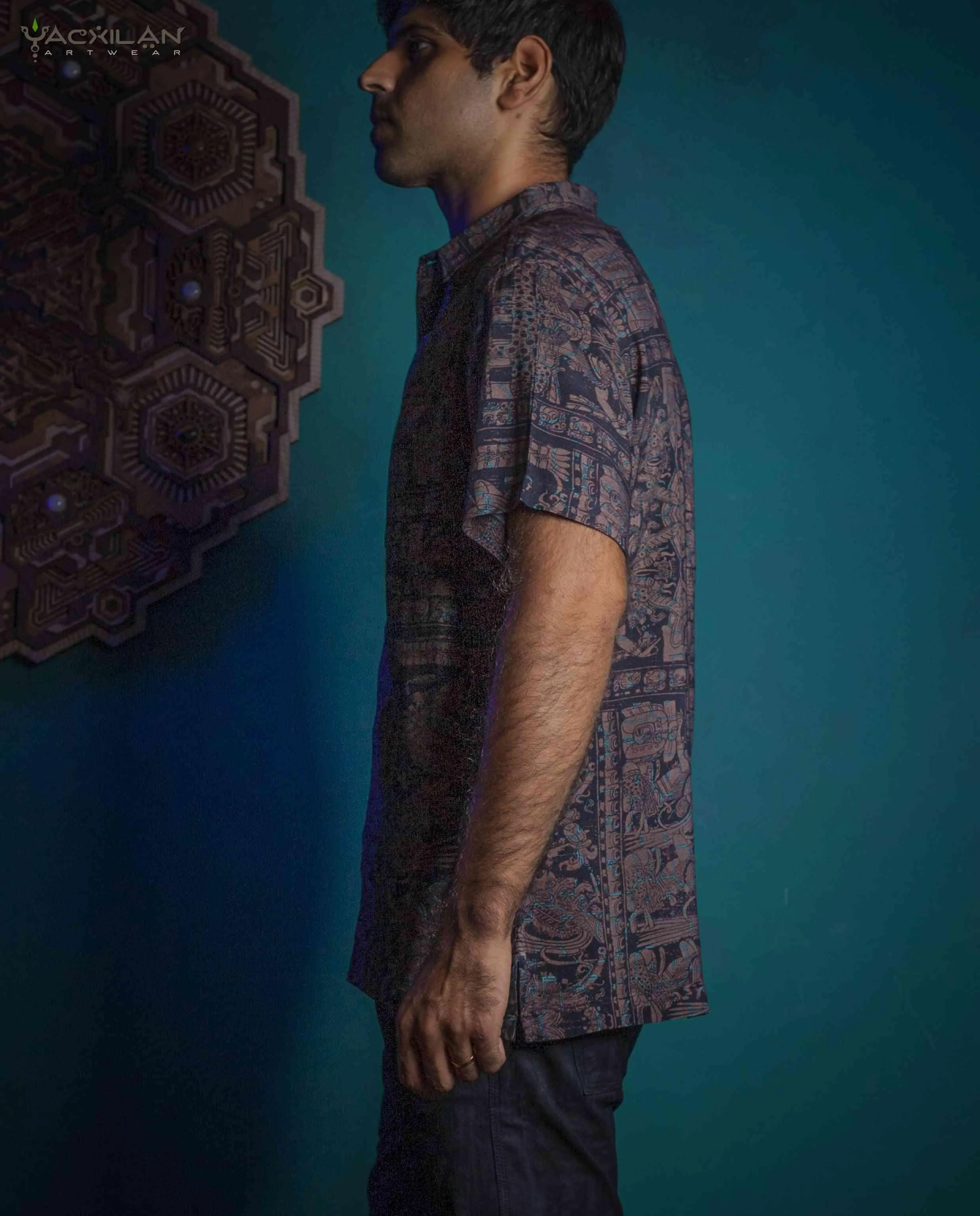 Shirt Men Half Sleeves / Viscose - ELDERS