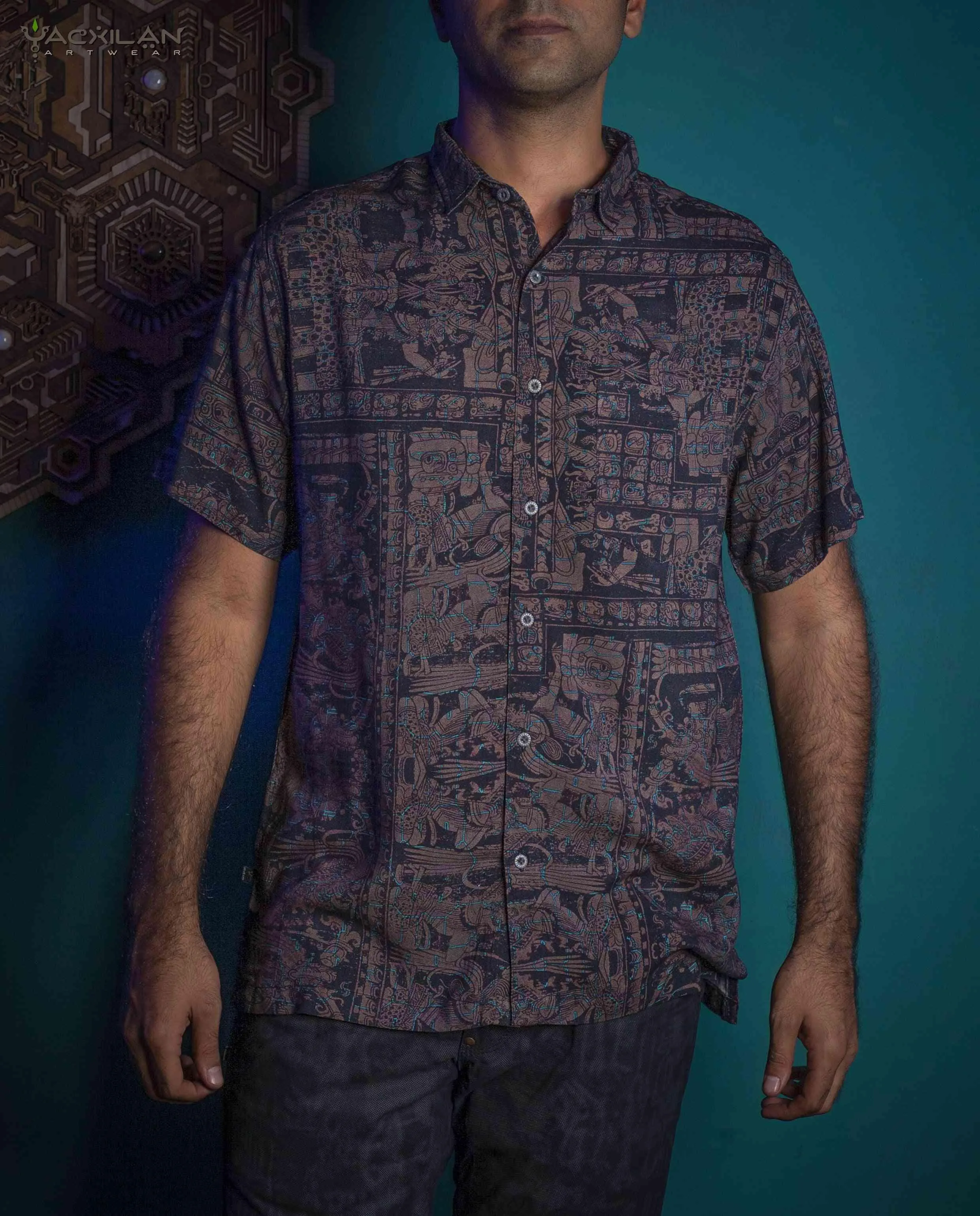 Shirt Men Half Sleeves / Viscose - ELDERS