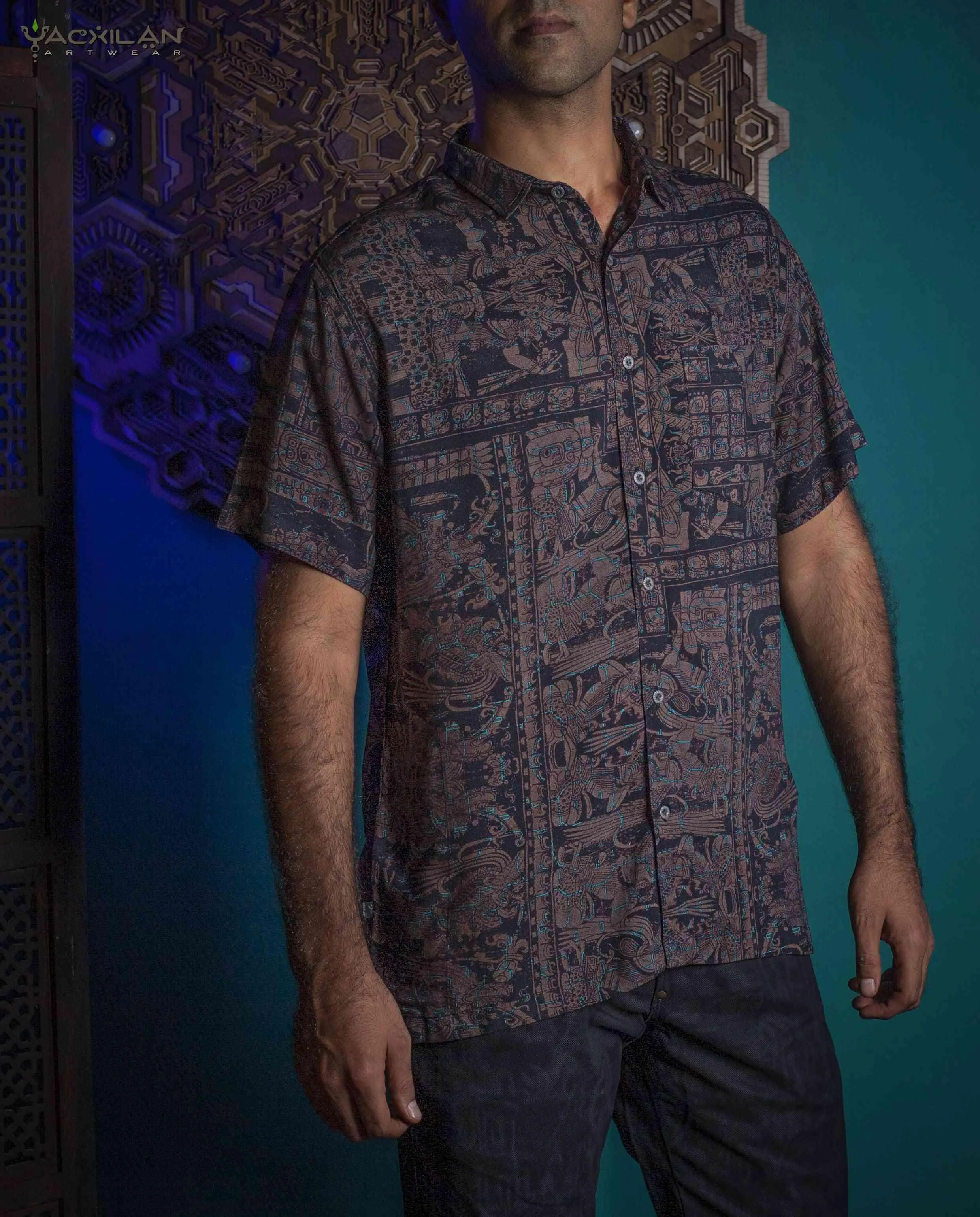 Shirt Men Half Sleeves / Viscose - ELDERS