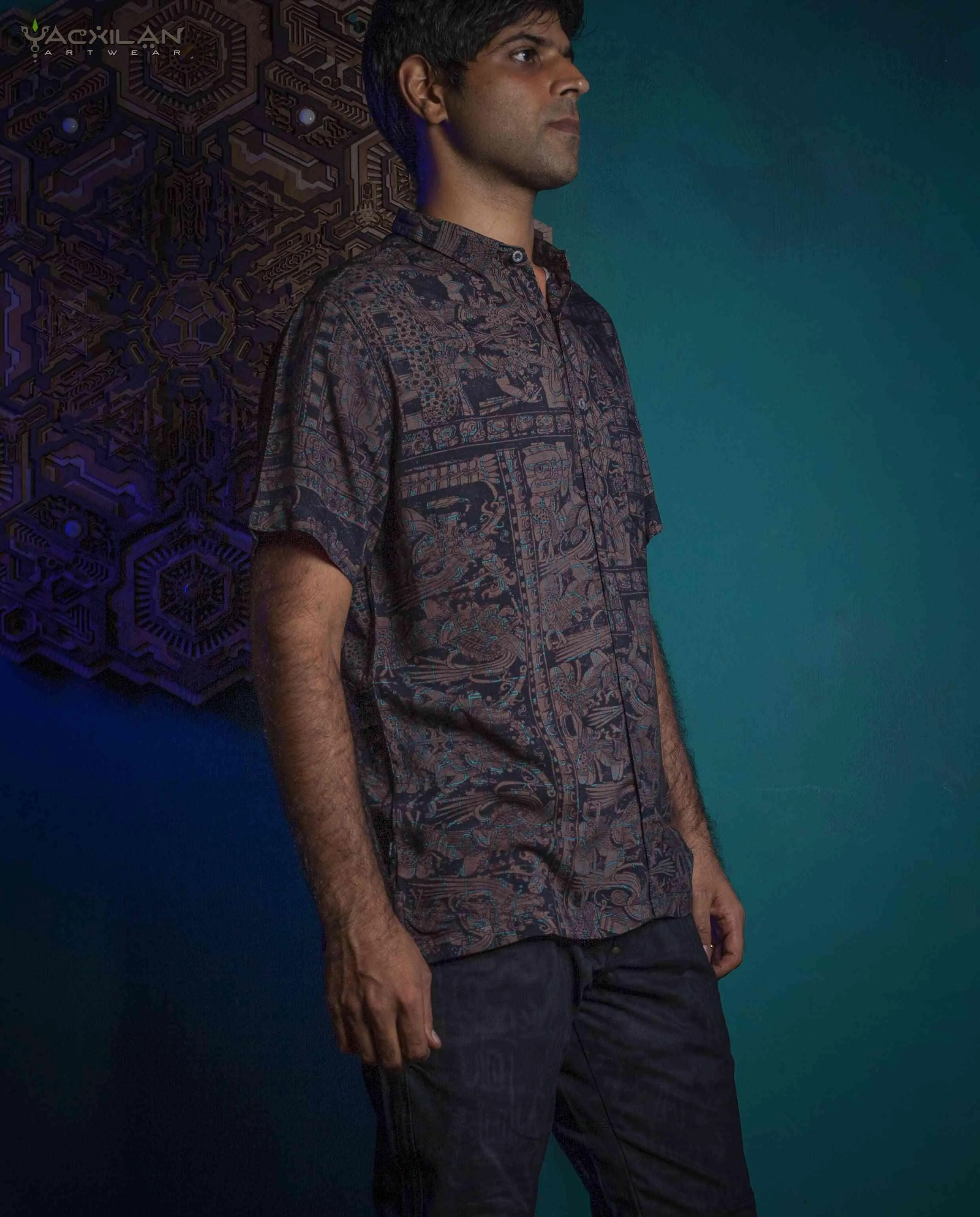Shirt Men Half Sleeves / Viscose - ELDERS