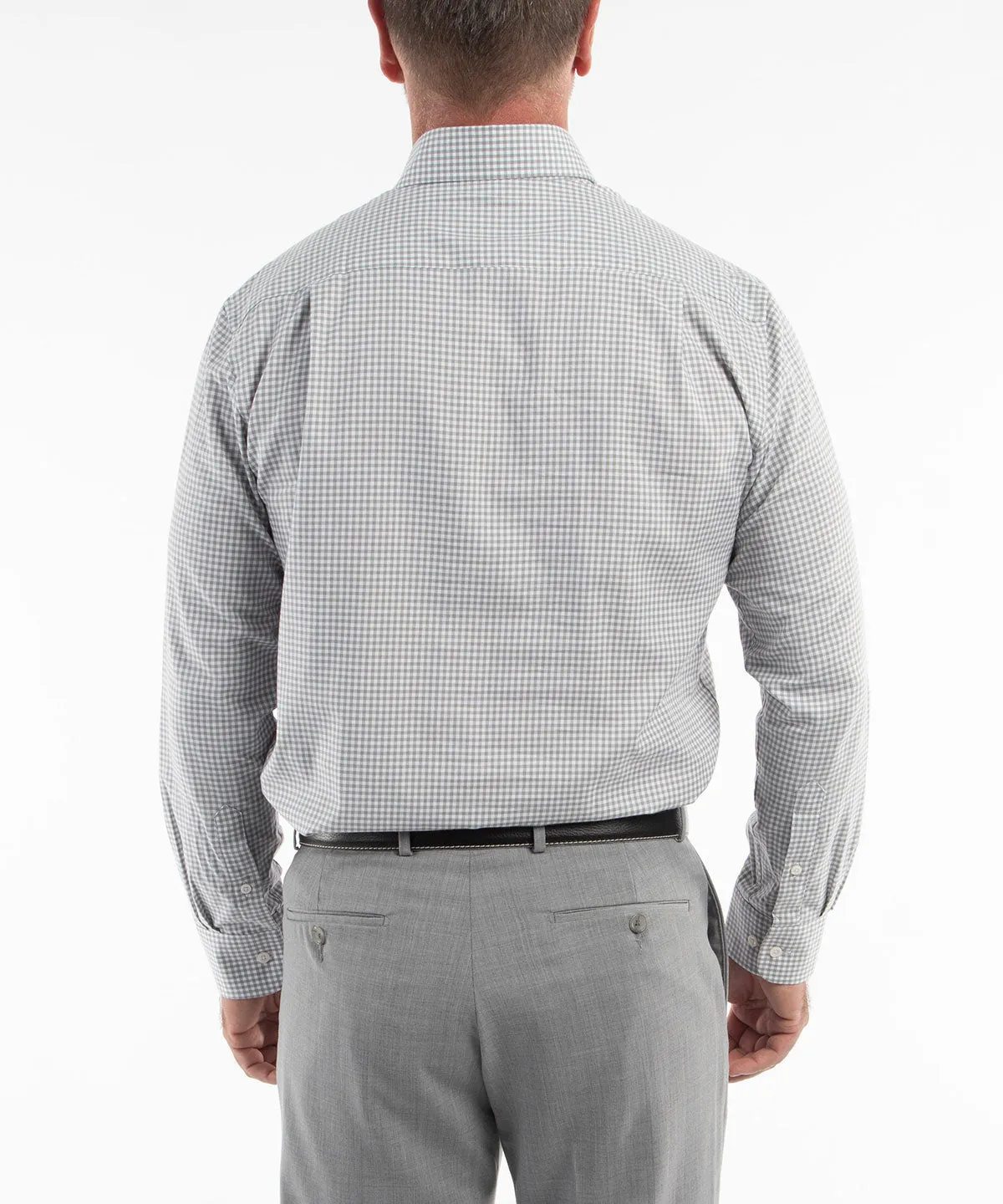 Signature Brushed Cotton Gingham Long Sleeve Sport Shirt