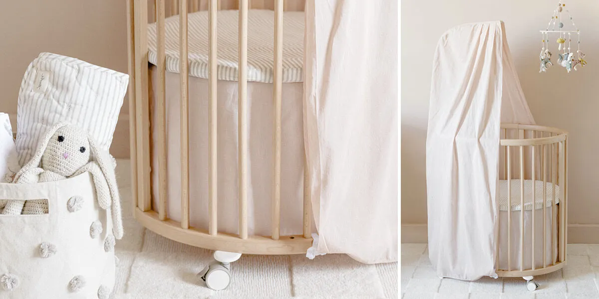 Stokke Sleepi Mini Bed Skirt by Pehr V2