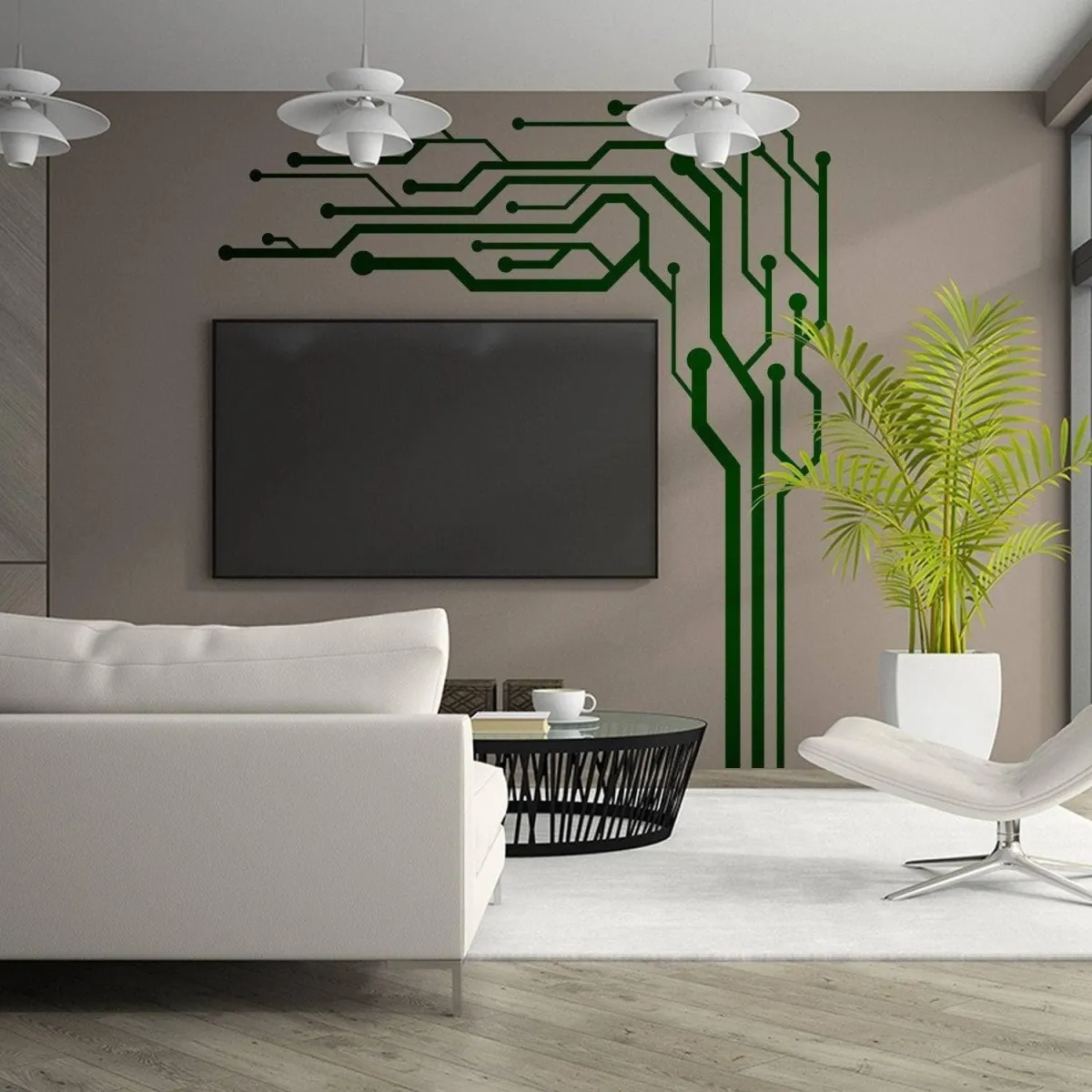 Stylish Wall Art Decals - Elevate Your Living Area with Elegant Transformations