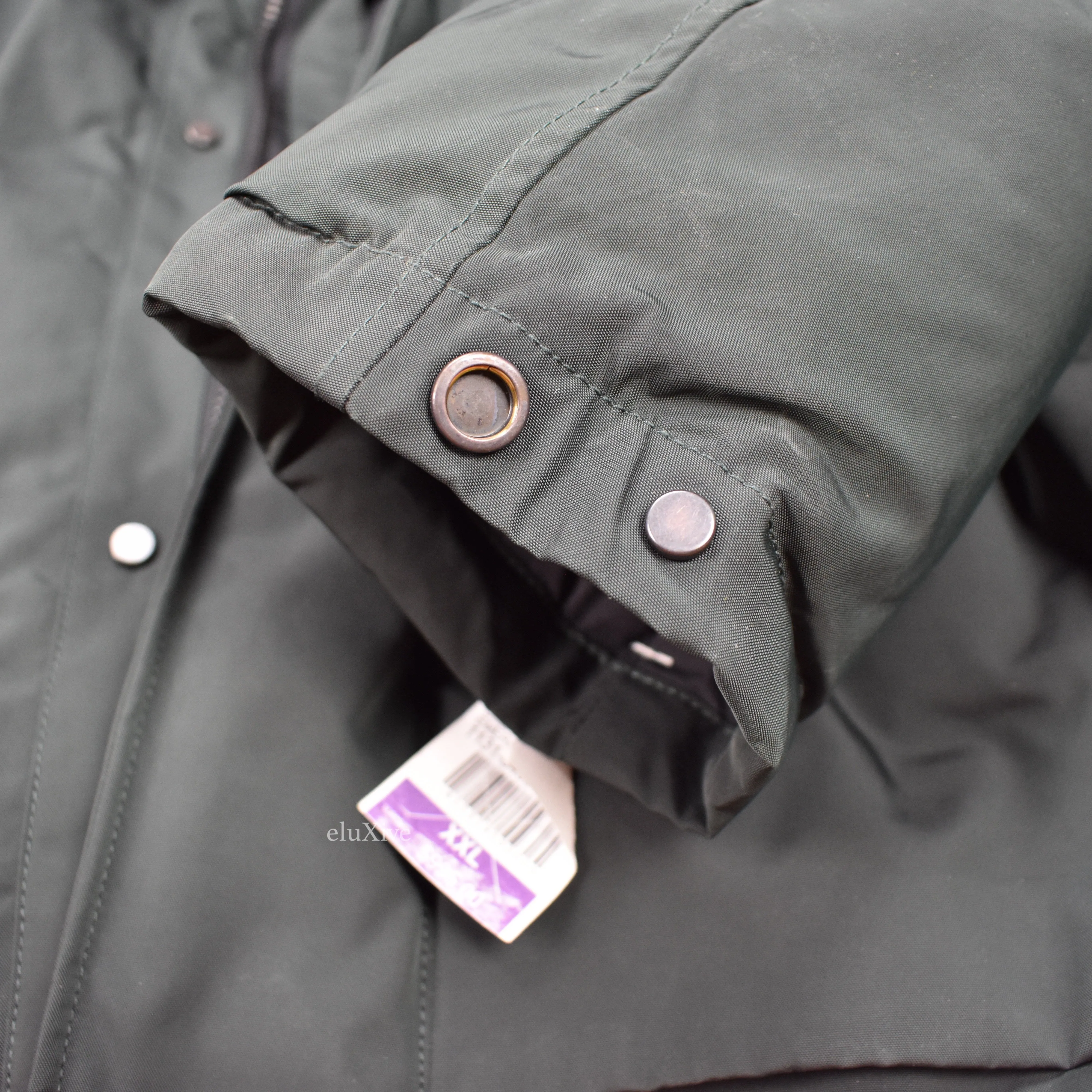 Theory - Emerald Green Fur Hooded Parka