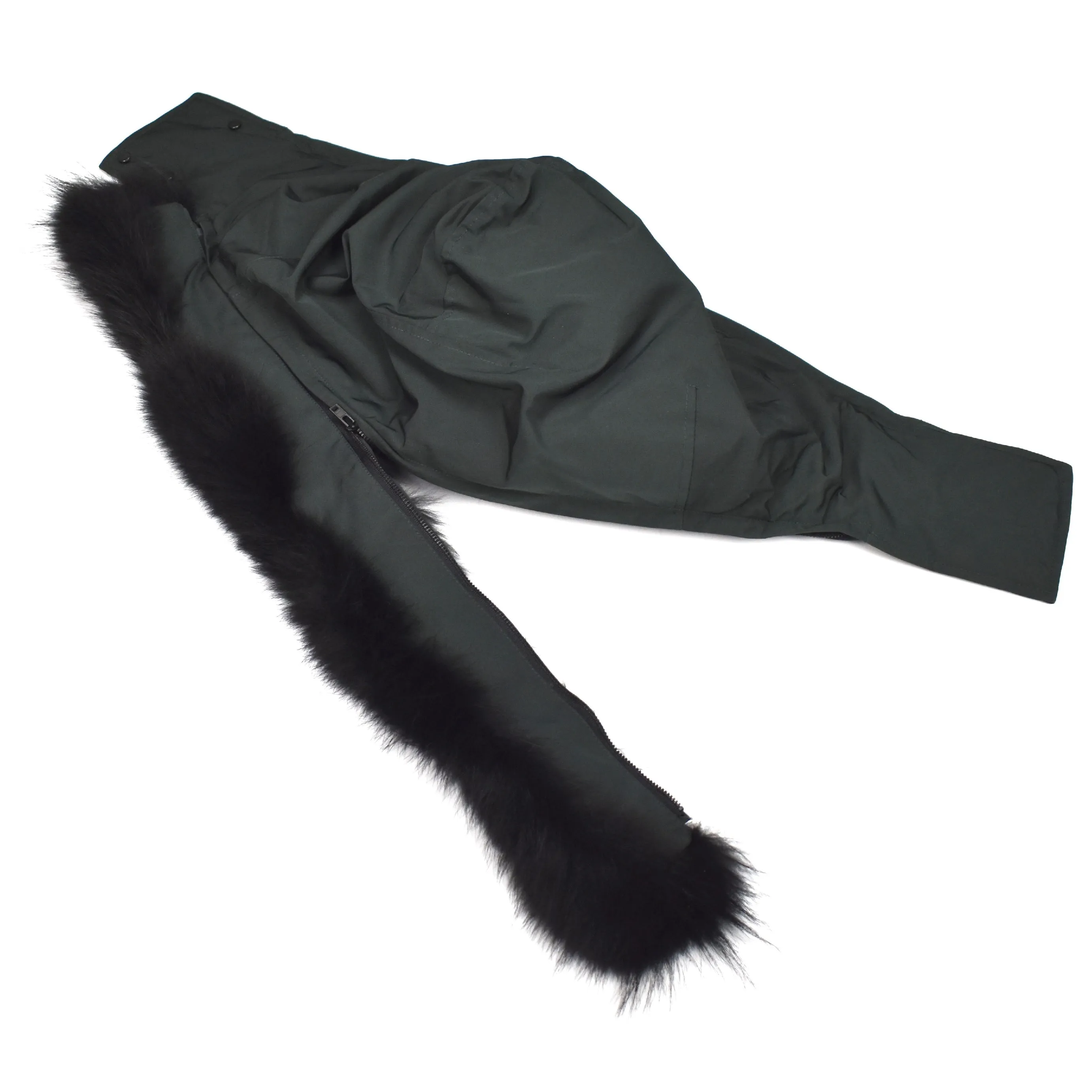 Theory - Emerald Green Fur Hooded Parka
