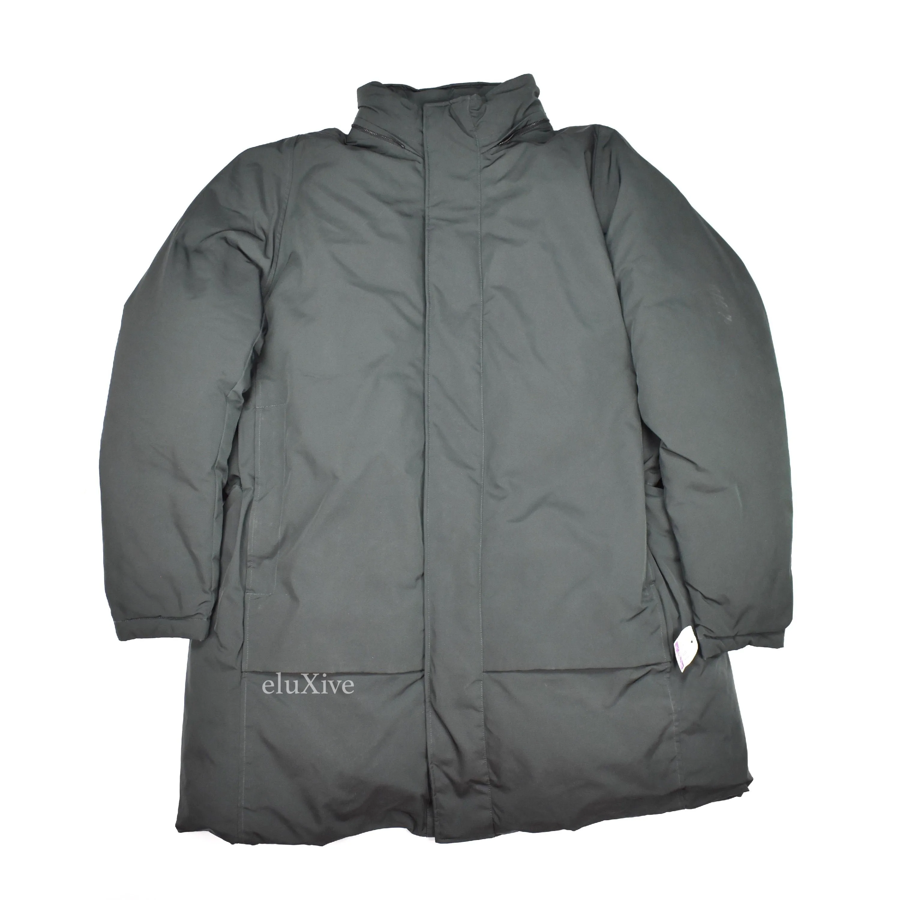 Theory - Emerald Green Fur Hooded Parka