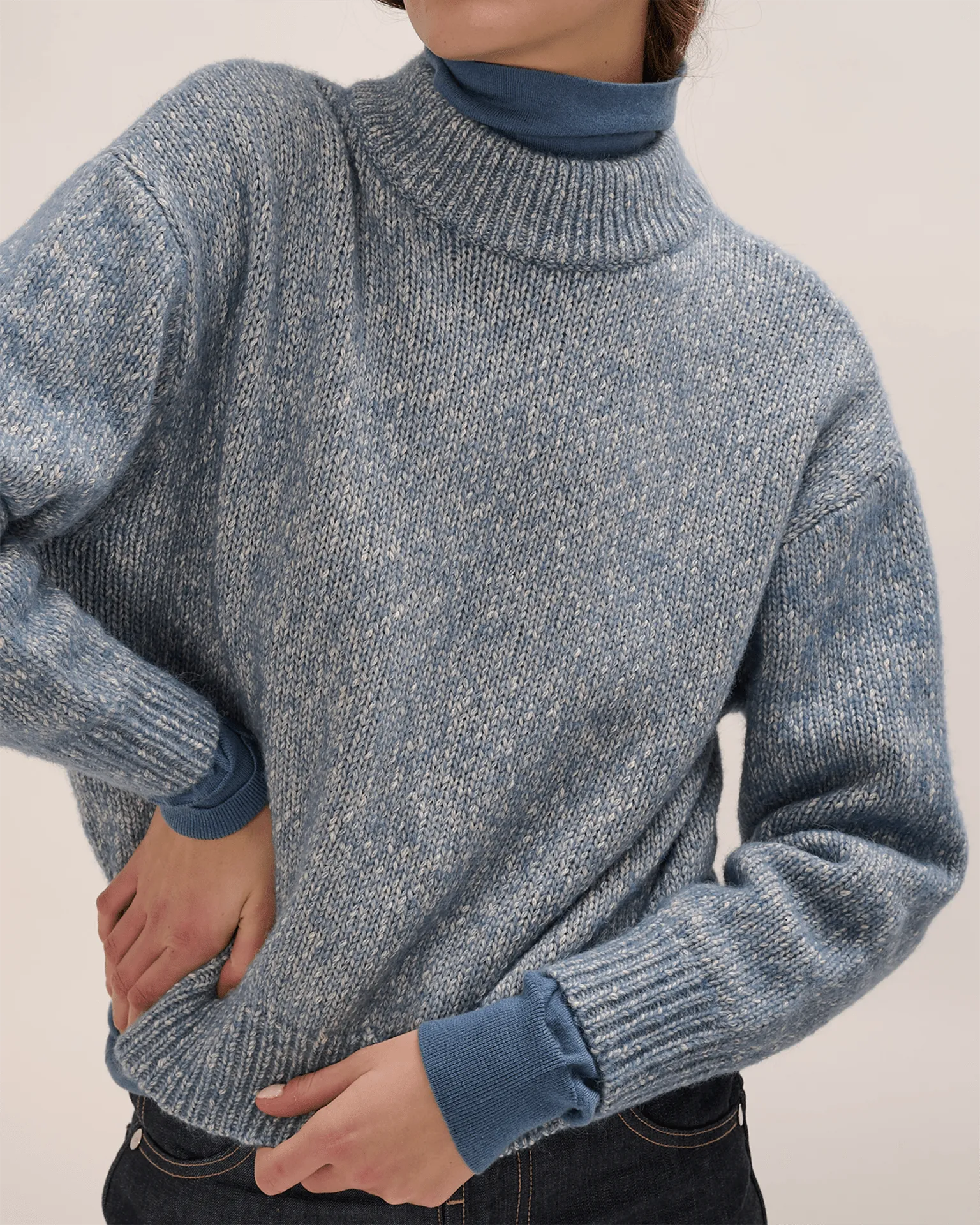 Zenin Sweater in Storm Blue